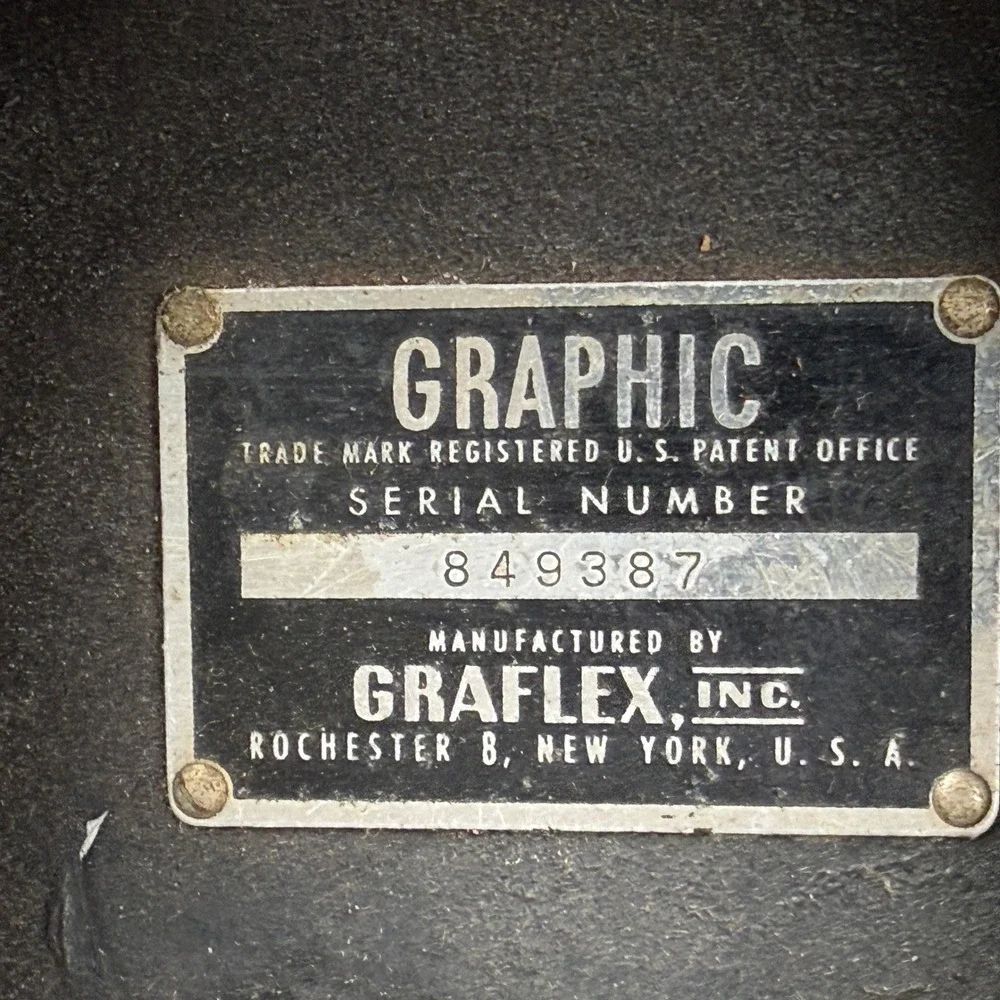 Graflex Speed Graphic Vintage 4x5 Press Camera Kalart Range Finder - For parts